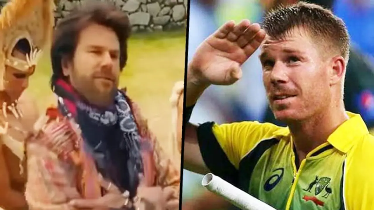 Australian cricketer David Warner uses face swap app and turns Rajinikanth as he grooves to Robot song; watch Australian cricketer David Warner uses face swap app and turns Rajinikanth as he grooves to Robot song; watch