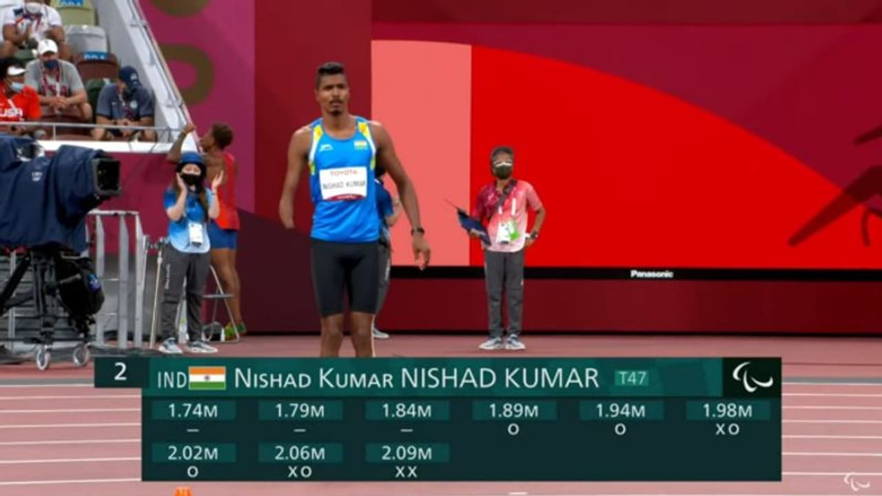 പാരാലിംപിക്സ്: ഇന്ത്യക്ക് രണ്ടാം മെഡല്; ഹൈജംപില് നിഷാദ് കുമാറിന് വെള്ളി പാരാലിംപിക്സ്: ഇന്ത്യക്ക് രണ്ടാം മെഡല്; ഹൈജംപില് നിഷാദ് കുമാറിന് വെള്ളി