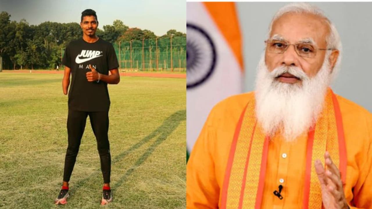 പാരാലിംപിക്സിലെ വെള്ളിത്തിളക്കം; നിഷാദ് കുമാറിനെ അഭിനന്ദിച്ച് പ്രധാനമന്ത്രി പാരാലിംപിക്സിലെ വെള്ളിത്തിളക്കം; നിഷാദ് കുമാറിനെ അഭിനന്ദിച്ച് പ്രധാനമന്ത്രി