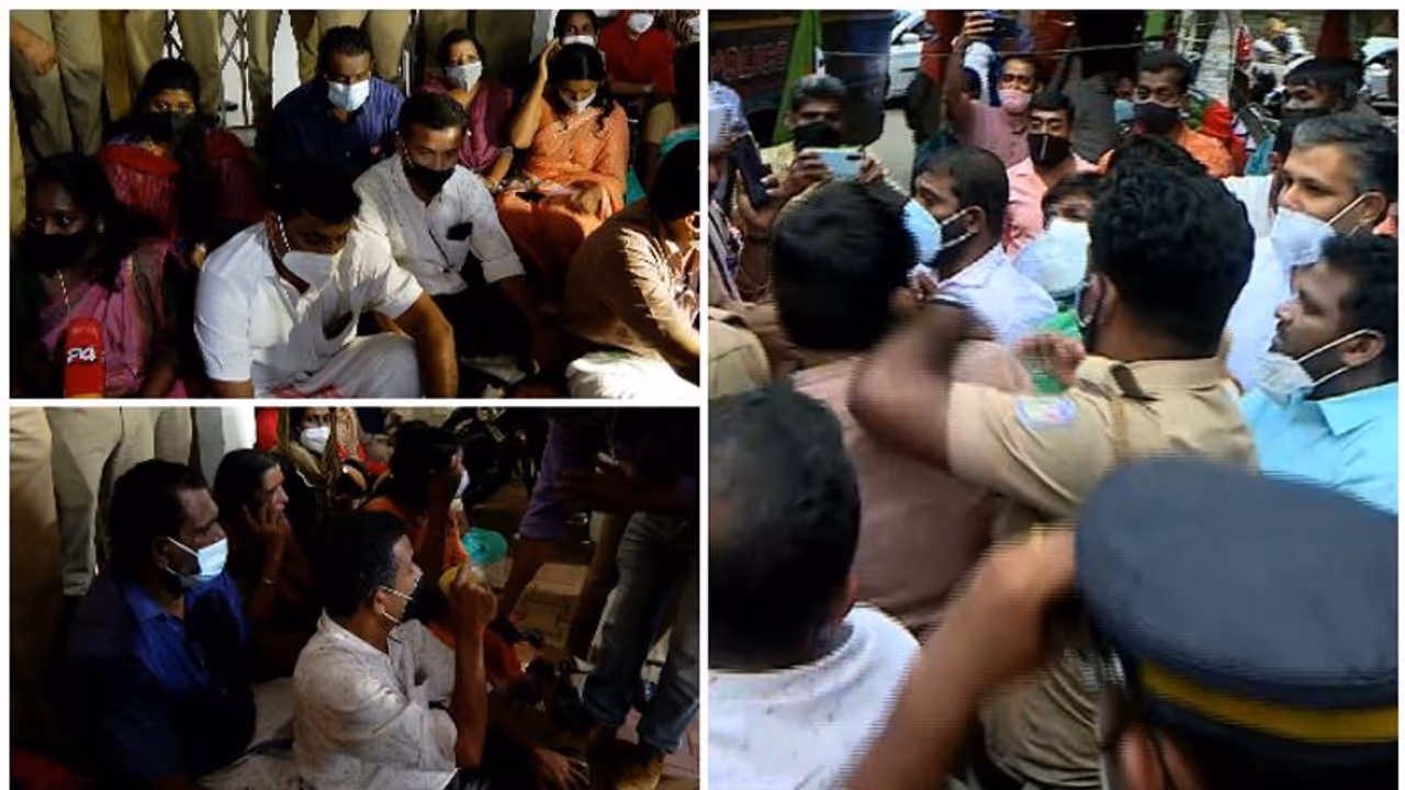 തൃക്കാക്കര നഗരസഭയിലെ പ്രതിഷേധം; ചെയർപേഴ്സണ് സംരക്ഷണം നൽകാത്തതിൽ വിശദീകരണം തേടി ഹൈക്കോടതി, പൊലീസിന് നോട്ടീസ്