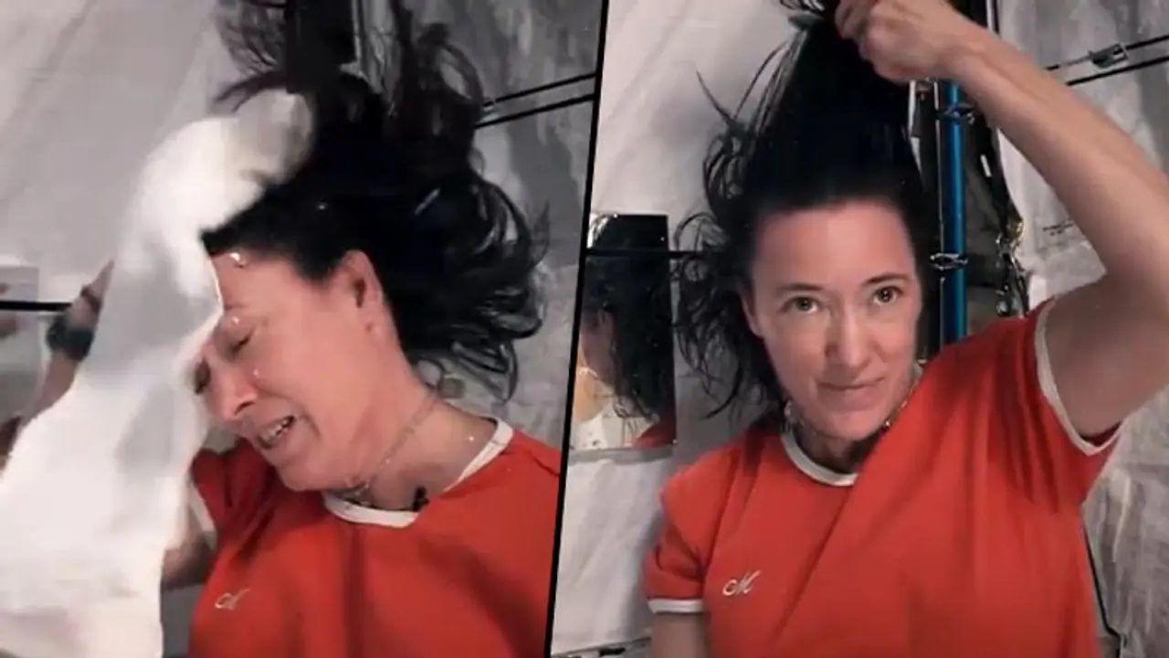 Watch how astronauts keep their hair clean in space