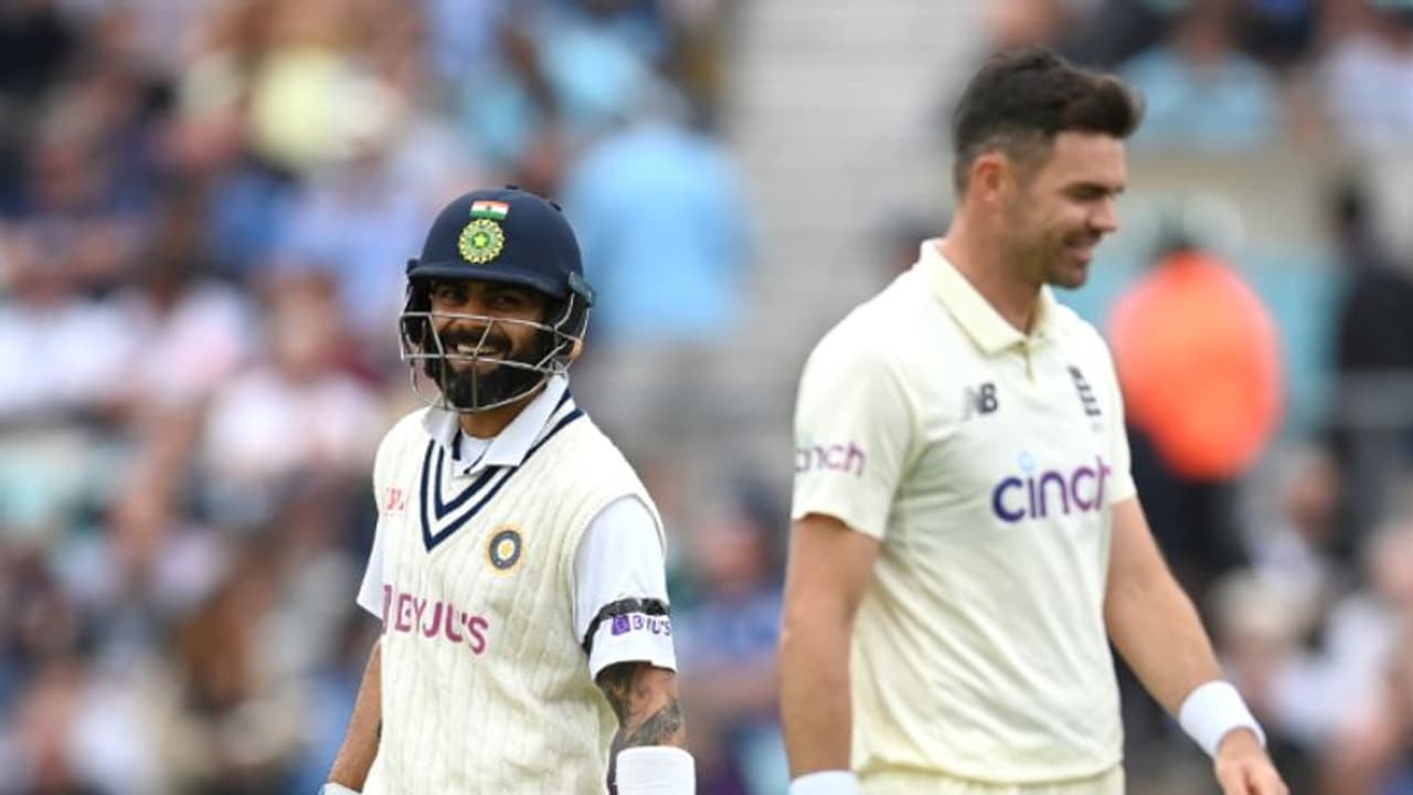 ആര് വാഴും? വിരാട് കോലിയോ അതോ ആന്ഡേഴ്സണോ? ഇരുവരും നേര്ക്കുനേര് വരുമ്പോഴുള്ള കണക്കുകളിങ്ങനെ ആര് വാഴും? വിരാട് കോലിയോ അതോ ആന്ഡേഴ്സണോ? ഇരുവരും നേര്ക്കുനേര് വരുമ്പോഴുള്ള കണക്കുകളിങ്ങനെ