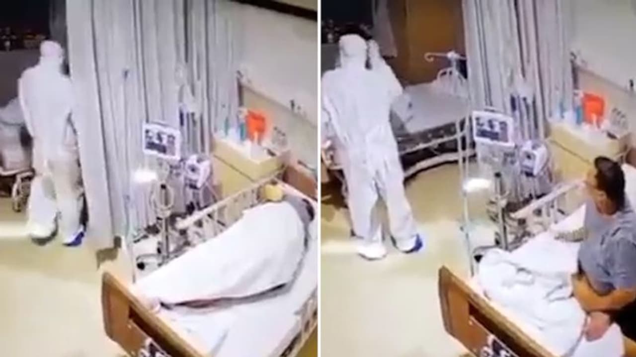 Patient screaming her lungs out after watching her doctor in PPE kit leaves netizens in splits; watch video