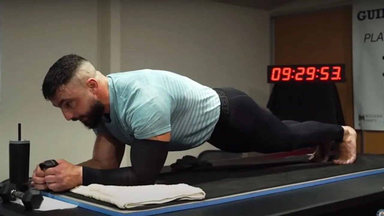 9 hours, 30 minutes, and 1 second: Australian man sets new Guinness World Record for longest plank