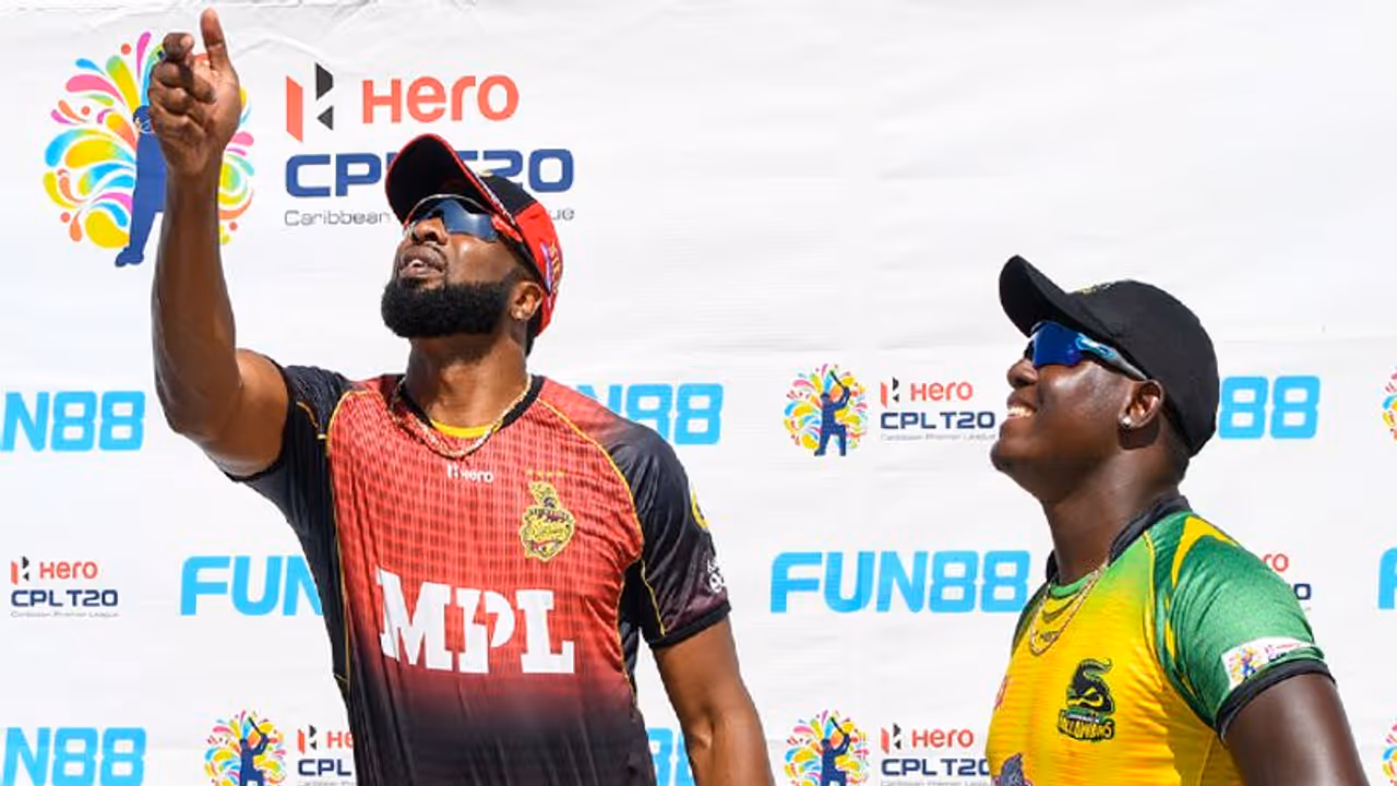 #CPL2021 ஜமைக்கா தல்லாவாஸ் vs டிரின்பாகோ நைட் ரைடர்ஸ் மோதல்..! டாஸ் ரிப்போர்ட் #CPL2021 ஜமைக்கா தல்லாவாஸ் vs டிரின்பாகோ நைட் ரைடர்ஸ் மோதல்..! டாஸ் ரிப்போர்ட்