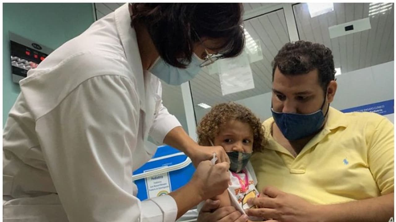 കുട്ടികള്ക്ക് വാക്സീന് നല്കി ക്യൂബ; ലോകത്തിലാദ്യം കുട്ടികള്ക്ക് വാക്സീന് നല്കി ക്യൂബ; ലോകത്തിലാദ്യം