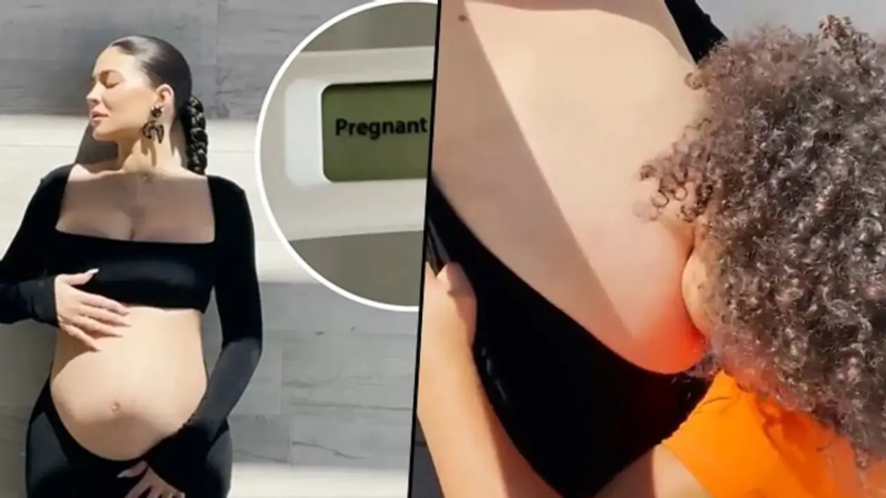 Kylie Jenner, Travis Scott confirm second pregnancy; shares video showing Stormi kissing her mother's belly Kylie Jenner, Travis Scott confirm second pregnancy; shares video showing Stormi kissing her mother's belly