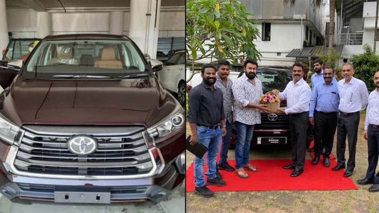 ലാലേട്ടന്‍റെ വീട്ടിലേക്ക് വീണ്ടും ടൊയോട്ട; ഇത്തവണ മുറ്റത്തെത്തിയത് ചുവപ്പന്‍ ഇന്നോവ!