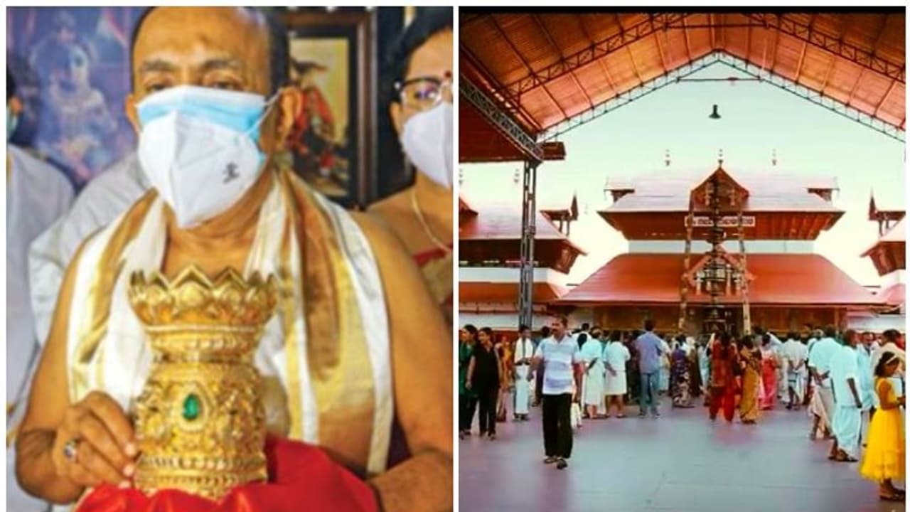 725.6 ഗ്രാം തൂക്കത്തില് കണ്ണന് കനകകിരീടം; ഗുരുവായൂര് ക്ഷേത്രത്തില് രവിപിള്ളയുടെ വഴിപാട് 725.6 ഗ്രാം തൂക്കത്തില് കണ്ണന് കനകകിരീടം; ഗുരുവായൂര് ക്ഷേത്രത്തില് രവിപിള്ളയുടെ വഴിപാട്