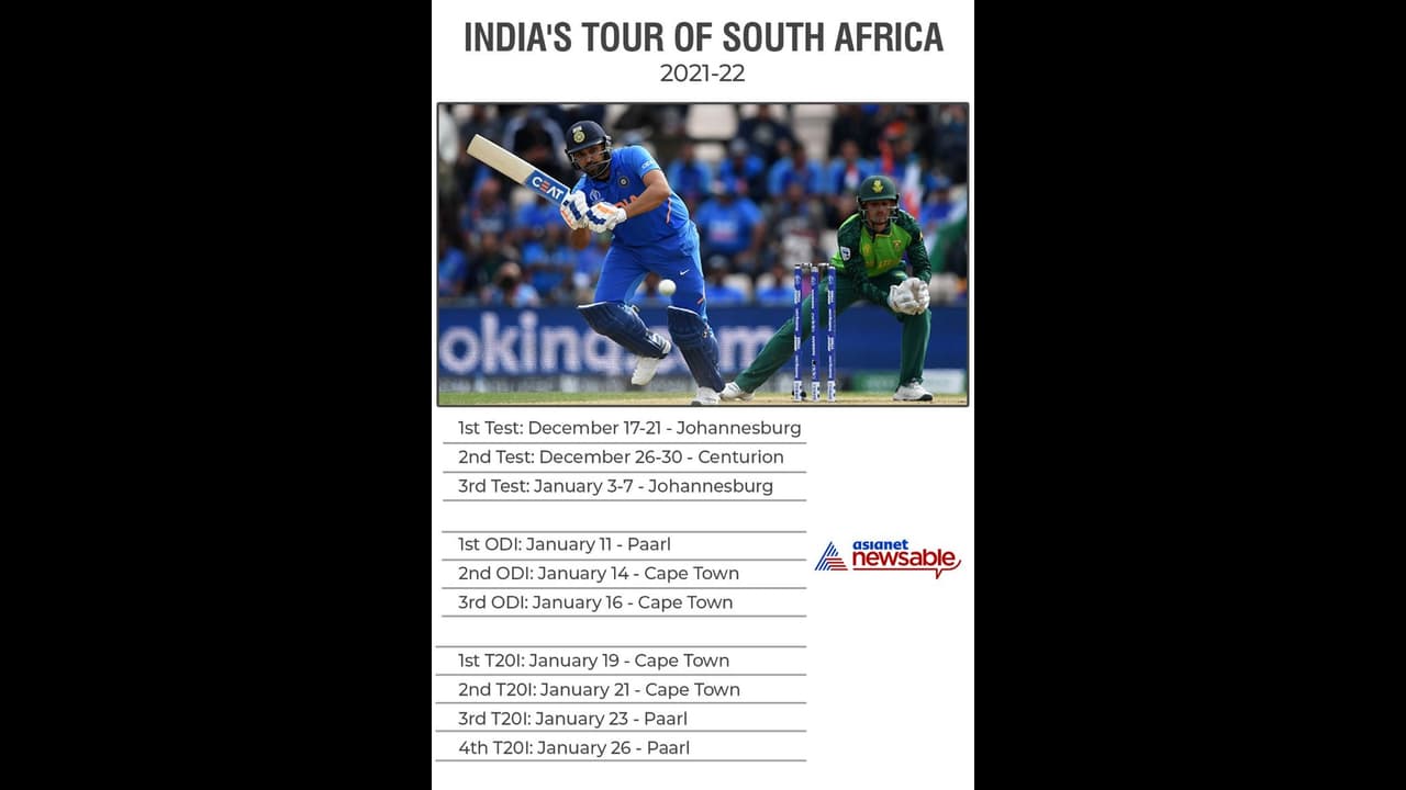 IND vs SA: भारतीय क्रिकेट टीम के साउथ अफ्रीकी दौरे को लेकर बड़ा अपटेड