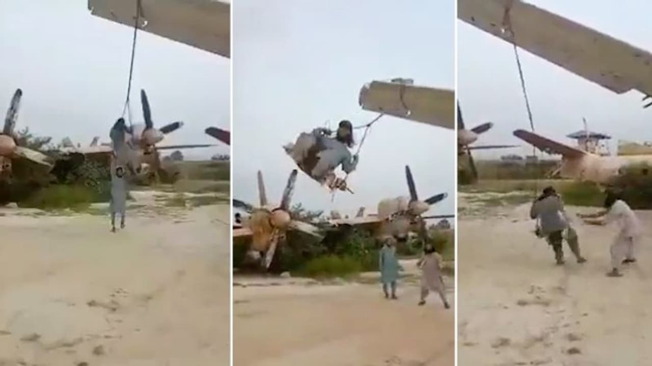 ‘Graveyard of EMPIRES and their WAR MACHINES’: China mocks US as Taliban turn copter into swing ‘Graveyard of EMPIRES and their WAR MACHINES’: China mocks US as Taliban turn copter into swing