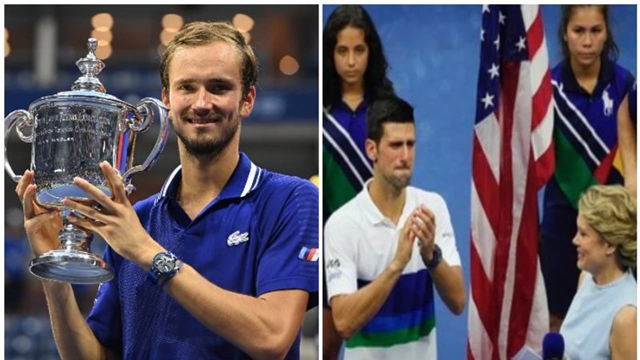 യുഎസ് ഓപ്പണ്‍: പുരുഷ കിരീടം ഉയര്‍ത്തി മെദ്‌വദേവ്, കണ്ണീരോടെ ജോക്കോവിച്ച്