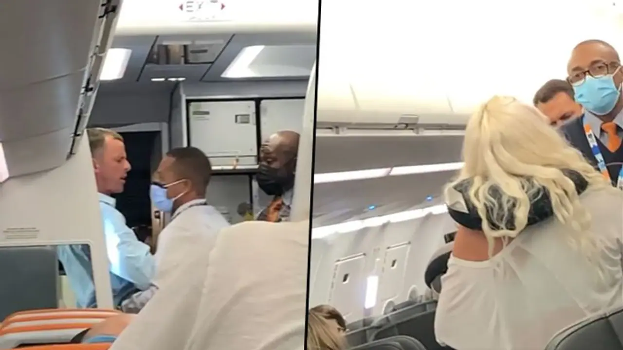 Couple kicked out of flight for denying to wear masks properly; viral video