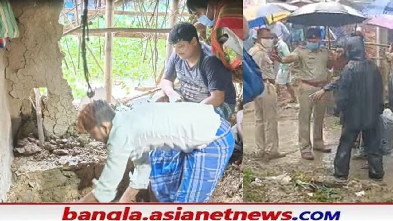 মাকে খুন করে বাড়ির মাটির তলায় পুতে ধূপ ধুনো দিত ছেলে, মাটি খুঁড়ে কঙ্কাল উদ্ধার করল পুলিশ মাকে খুন করে বাড়ির মাটির তলায় পুতে ধূপ ধুনো দিত ছেলে, মাটি খুঁড়ে কঙ্কাল উদ্ধার করল পুলিশ