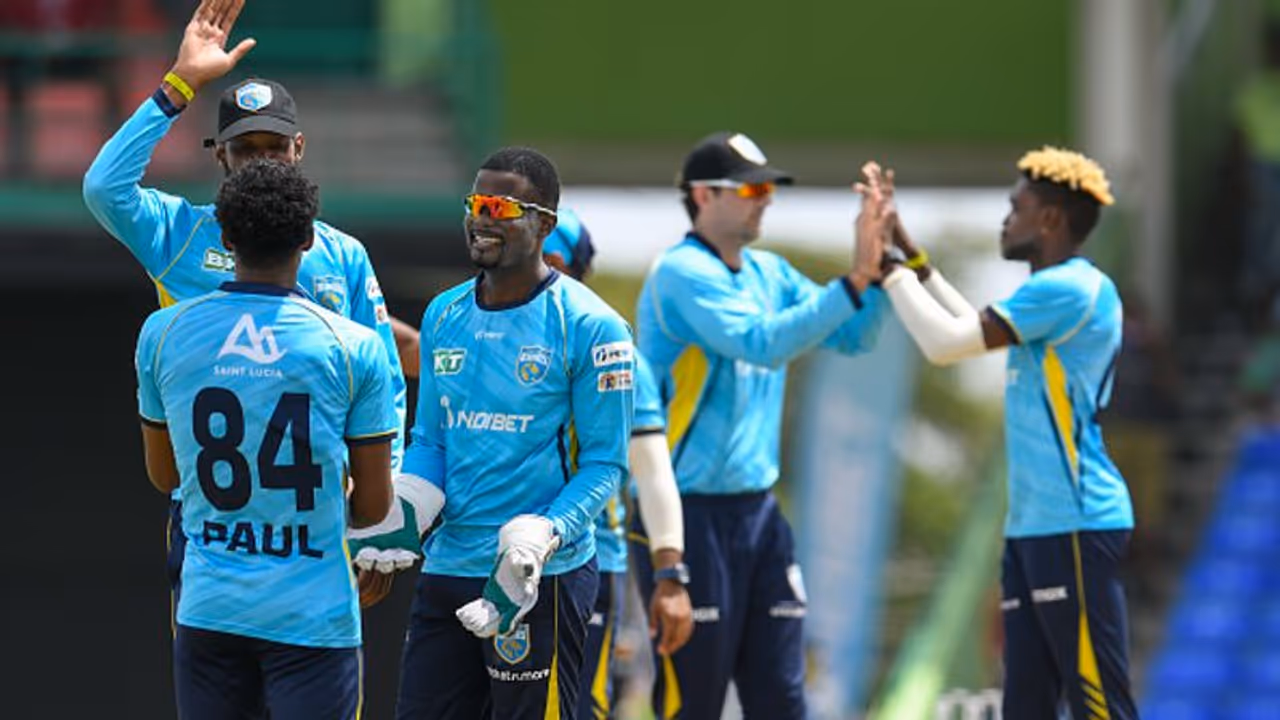 #CPL2021 டேவிட் வீஸ் செம பவுலிங்! டிரின்பாகோ நைட் ரைடர்ஸை வீழ்த்தி ஃபைனலுக்கு முன்னேறிய செயிண்ட் லூசியா கிங்ஸ் #CPL2021 டேவிட் வீஸ் செம பவுலிங்! டிரின்பாகோ நைட் ரைடர்ஸை வீழ்த்தி ஃபைனலுக்கு முன்னேறிய செயிண்ட் லூசியா கிங்ஸ்