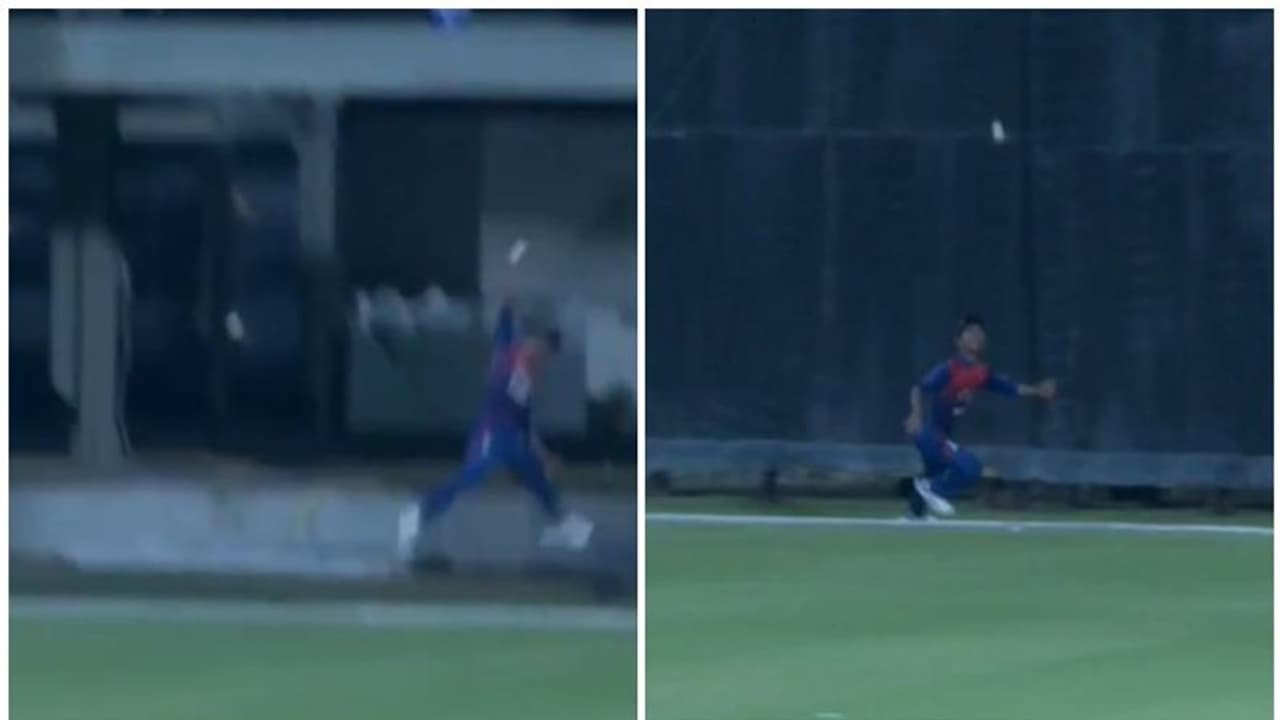 రోహిత్.. సూపర్ హిట్..! బౌండరీపై స్టన్నింగ్ క్యాచ్తో మెరిసిన నేపాల్ క్రికెటర్ రోహిత్.. సూపర్ హిట్..! బౌండరీపై స్టన్నింగ్ క్యాచ్తో మెరిసిన నేపాల్ క్రికెటర్