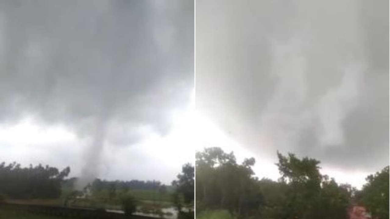 নিম্নচাপের মাঝেই কেশিয়াড়ি ও নারায়ণগড়ের বুকে আচমকা টর্নেডো, আতঙ্কে স্থানীয় বাসিন্দারা
