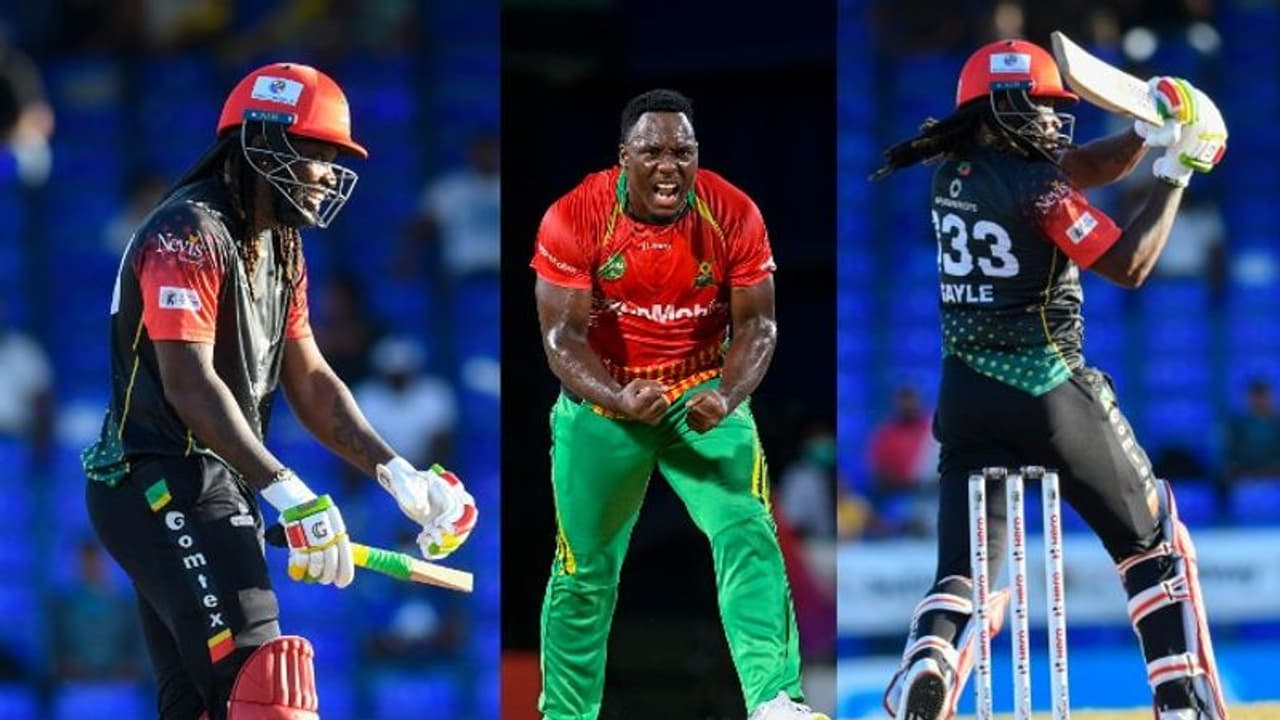 ഒഡീന്‍ സ്മിത്ത് ഗെയ്‌ലിന്‍റെ ബാറ്റ് എറിഞ്ഞൊടിച്ചു; പിന്നീട് നടന്നത് അടിയുടെ പൊടിപൂരം