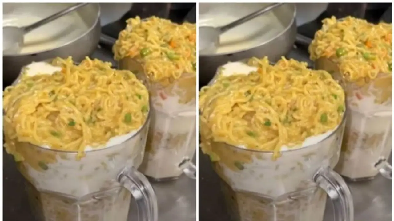 ഇതാണ് മാ​ഗി മിൽക്ക് ഷേക്ക്, വിമര്‍ശനവുമായി സൈബര്‍ ലോകം