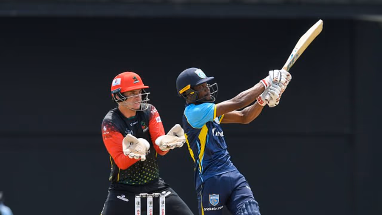 கீமோ பாலின் கடைசி நேர காட்டடி! கோப்பையை வெல்ல பாட்ரியாட்ஸுக்கு சவாலான இலக்கை நிர்ணயித்த செயிண்ட் லூசியா கிங்ஸ் கீமோ பாலின் கடைசி நேர காட்டடி! கோப்பையை வெல்ல பாட்ரியாட்ஸுக்கு சவாலான இலக்கை நிர்ணயித்த செயிண்ட் லூசியா கிங்ஸ்