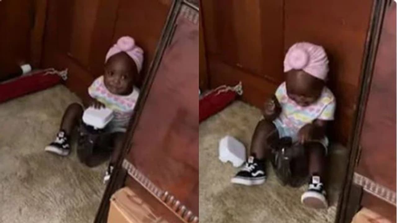 ഒളിച്ചിരുന്ന് മിഠായി കഴിക്കുന്ന മകള്; കണ്ടുപിടിച്ചപ്പോള് പൊട്ടിച്ചിരി; വൈറലായി വീഡിയോ ഒളിച്ചിരുന്ന് മിഠായി കഴിക്കുന്ന മകള്; കണ്ടുപിടിച്ചപ്പോള് പൊട്ടിച്ചിരി; വൈറലായി വീഡിയോ