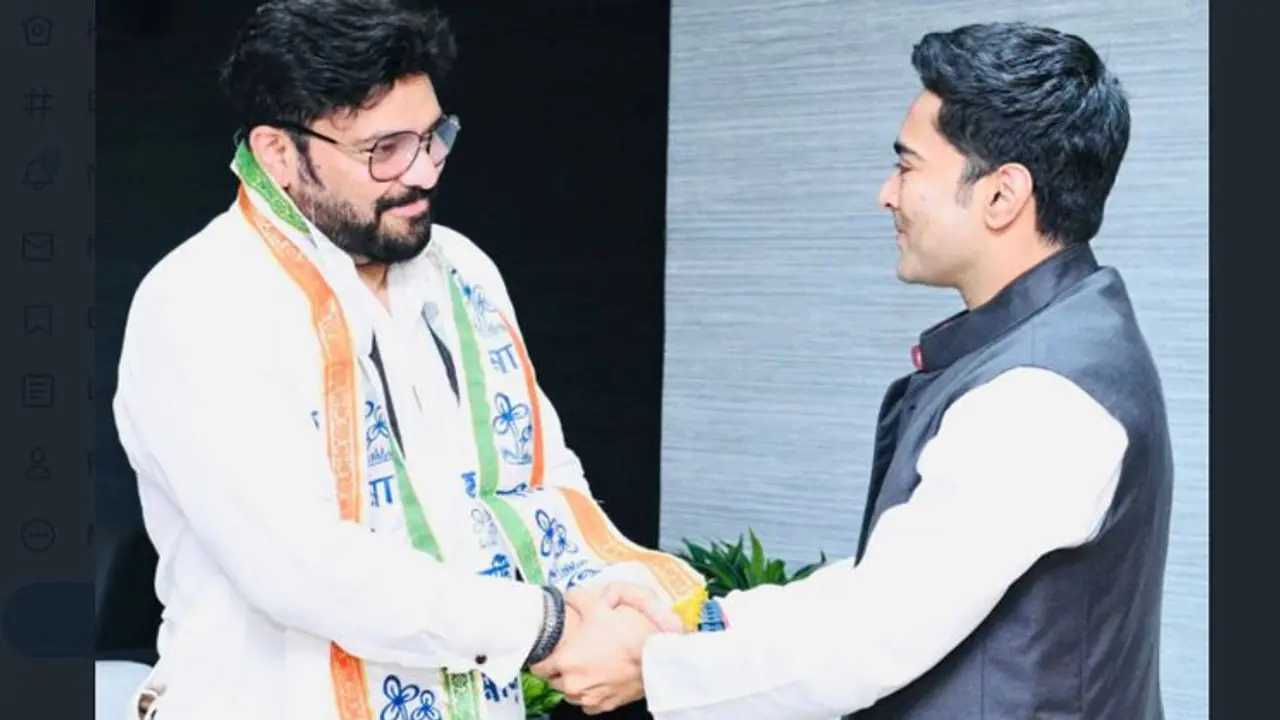 Babul Supriyo, former union minister and BJP leader, joins Trinamool Congress Babul Supriyo, former union minister and BJP leader, joins Trinamool Congress