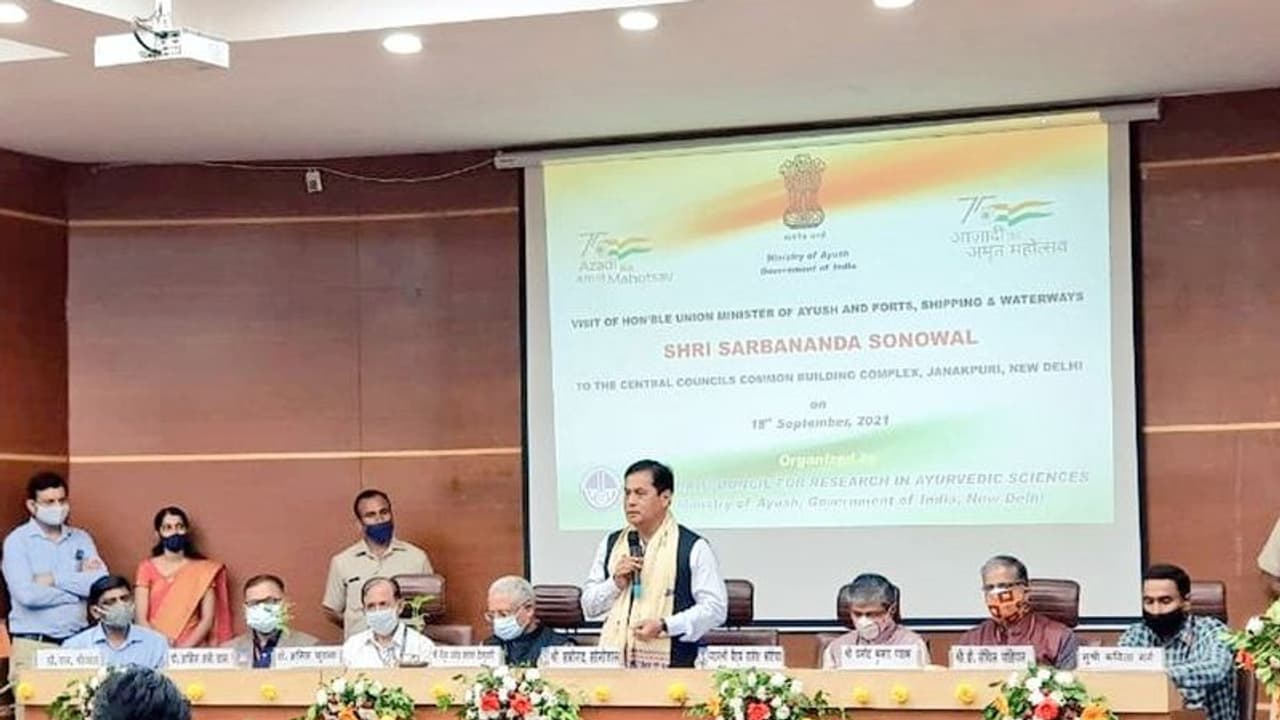 आयुष आहार को पूरे देश में बढ़ावा दिया जाना चाहिए: सर्बानंद सोनोवाल