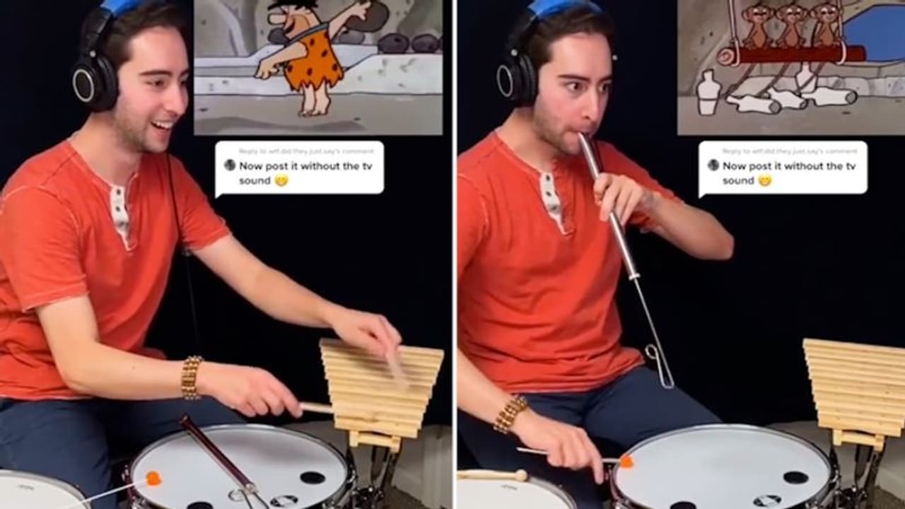Artist recreating sounds of the vintage cartoon 'The Flintstones' goes viral; leaves netizens nostalgic