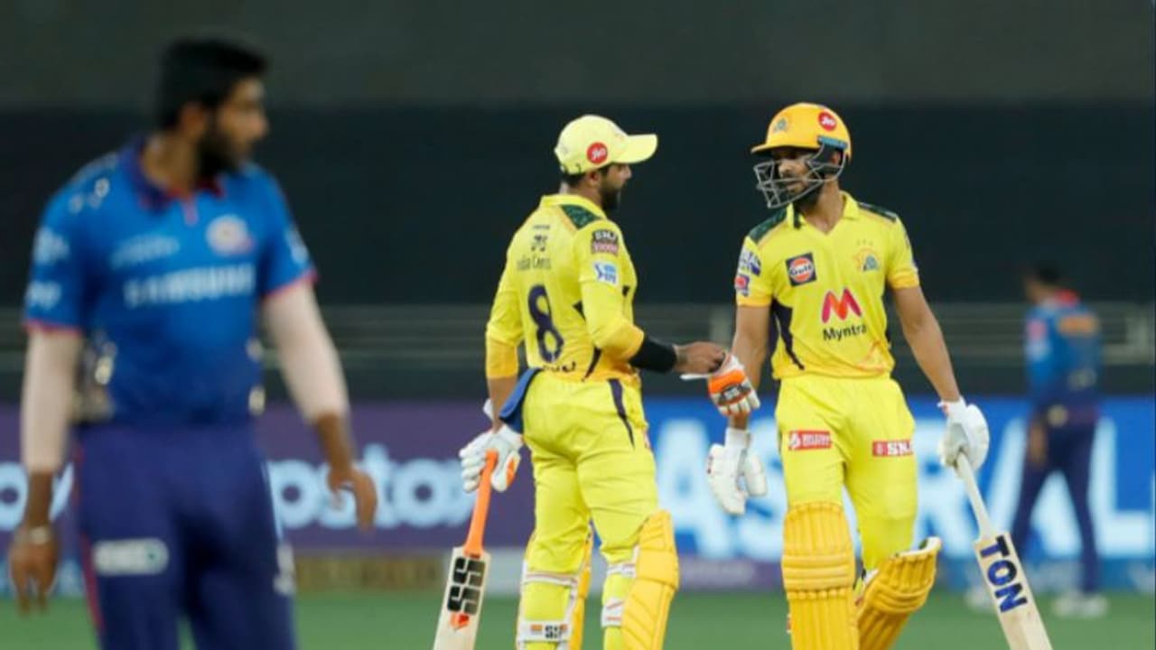 ഗെയ്‌ക്‌വാദ് മിന്നി, പിന്തുണച്ച് ജഡേജ, ഫിനിഷറായി ബ്രാവോ; ഒടുവില്‍ കരകയറി ചെന്നൈ! മാന്യമായ സ്‌കോര്‍