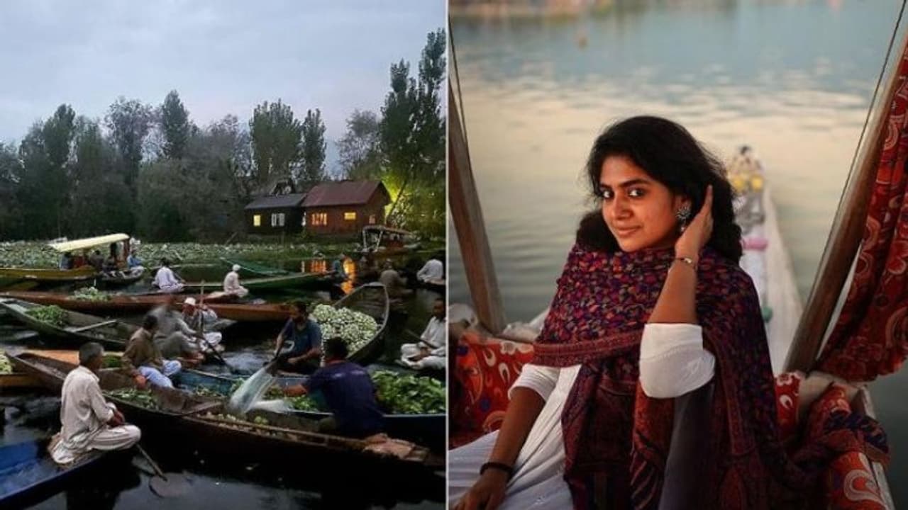 ദാല് തടാകത്തിന്റെ മനോഹാരിത പങ്കുവെച്ച് നിമിഷ ദാല് തടാകത്തിന്റെ മനോഹാരിത പങ്കുവെച്ച് നിമിഷ