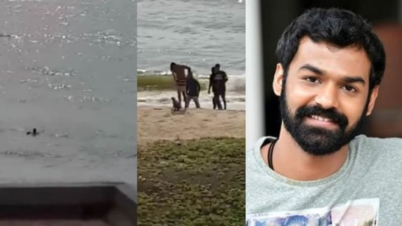 കടലിൽ അകപ്പെട്ട തെരുവുനായയെ രക്ഷിച്ച് പ്രണവ്; റിയൽ ലൈഫ് 'നരൻ' എന്ന് ആരാധകർ, വീഡിയോ