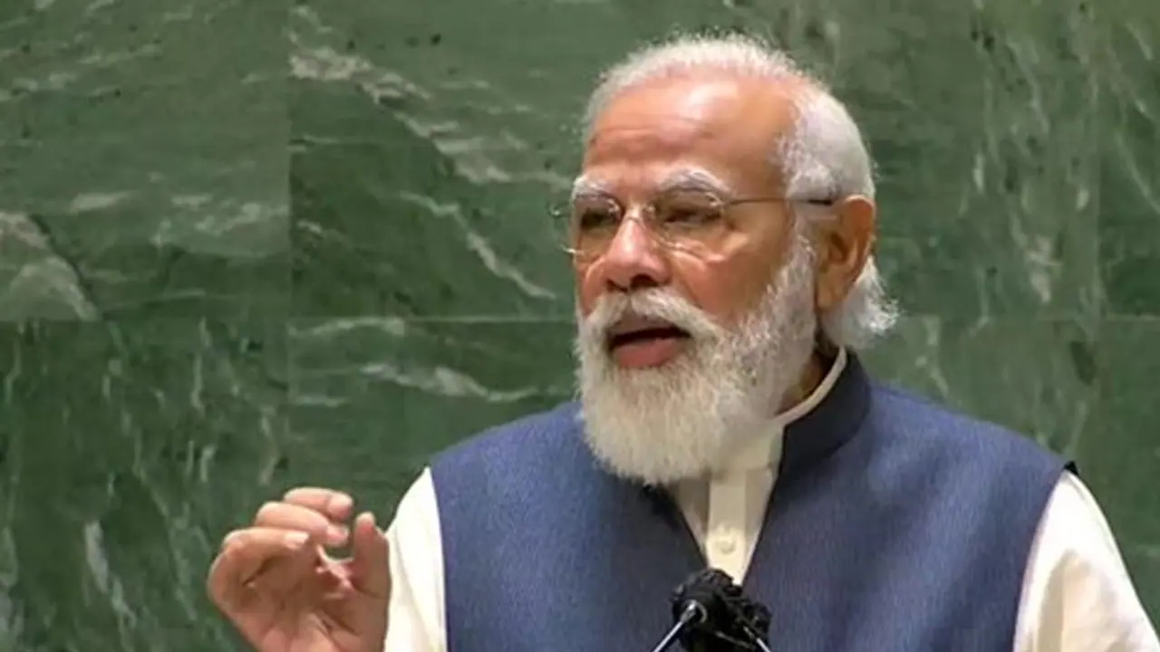 UN में PM MODI का भाषण: कहा आतंकवाद विश्व के लिए खतरा, आतंक के लिए न हो अफगानिस्तान का इस्तेमाल