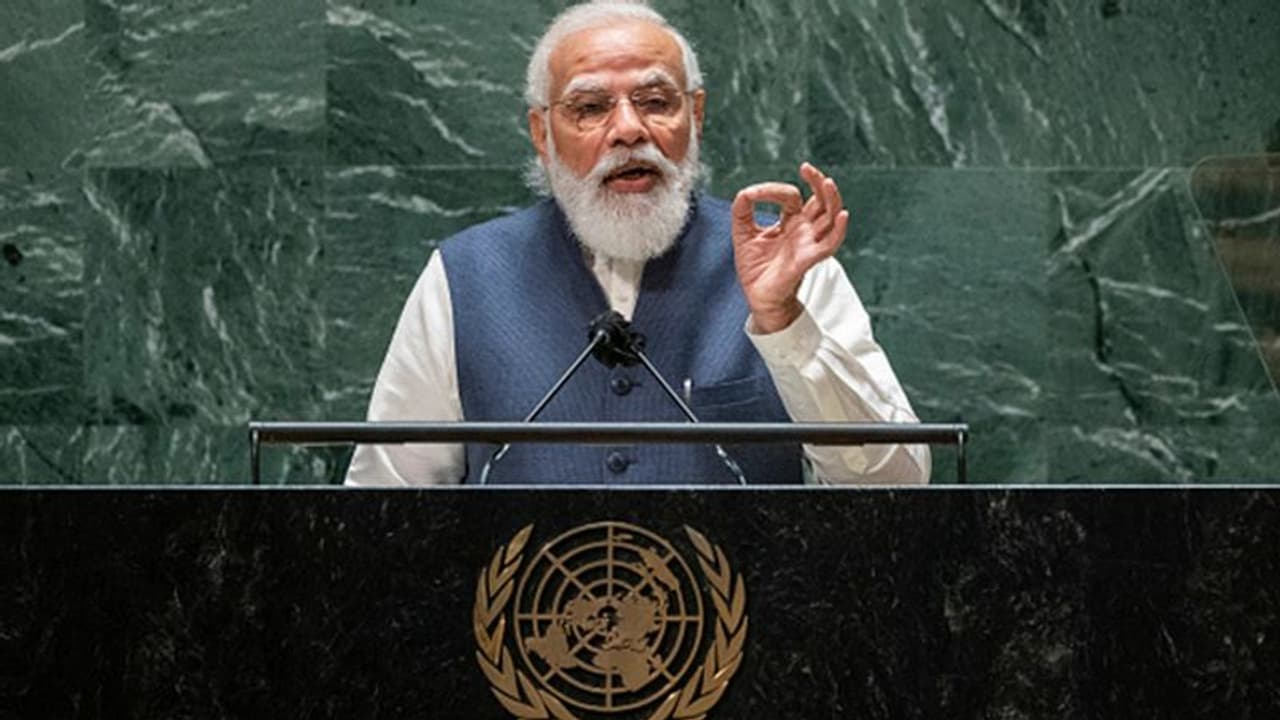 Modi in USA; ವಿಶ್ವಸಂಸ್ಥೆ ಸಾಮಾನ್ಯ ಸಭೆಯಲ್ಲಿ ಮೋದಿ ಭಾಷಣ; ಪ್ರಧಾನಿ ಮಾತಿನ ಹೈಲೈಟ್ಸ್! Modi in USA; ವಿಶ್ವಸಂಸ್ಥೆ ಸಾಮಾನ್ಯ ಸಭೆಯಲ್ಲಿ ಮೋದಿ ಭಾಷಣ; ಪ್ರಧಾನಿ ಮಾತಿನ ಹೈಲೈಟ್ಸ್!