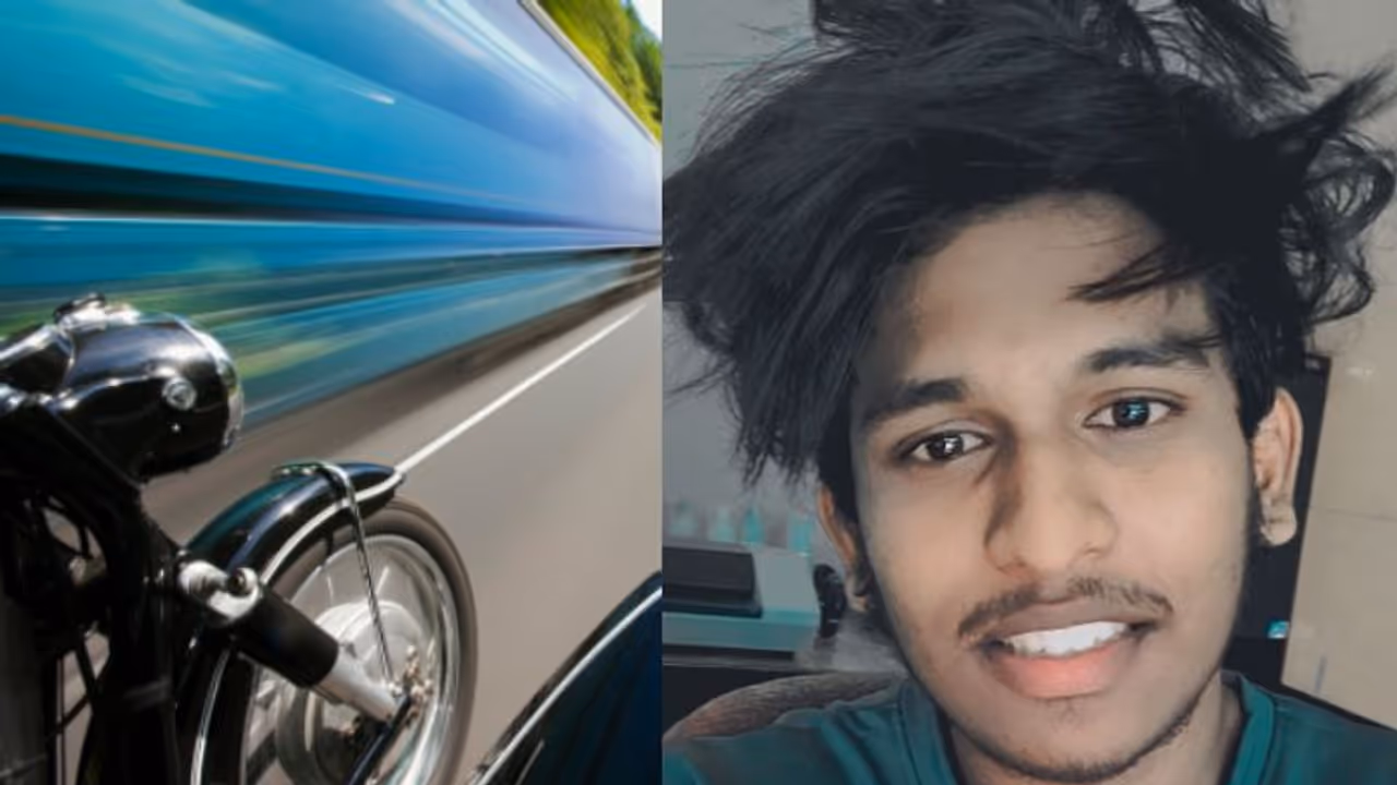 ലൈസന്സ് എടുത്ത് 2 ആഴ്ച; ലോറിയുടെ പിൻചക്രങ്ങൾ ശരീരത്തിലൂടെ കയറിയിറങ്ങി ബൈക്ക് യാത്രികന് മരിച്ചു ലൈസന്സ് എടുത്ത് 2 ആഴ്ച; ലോറിയുടെ പിൻചക്രങ്ങൾ ശരീരത്തിലൂടെ കയറിയിറങ്ങി ബൈക്ക് യാത്രികന് മരിച്ചു