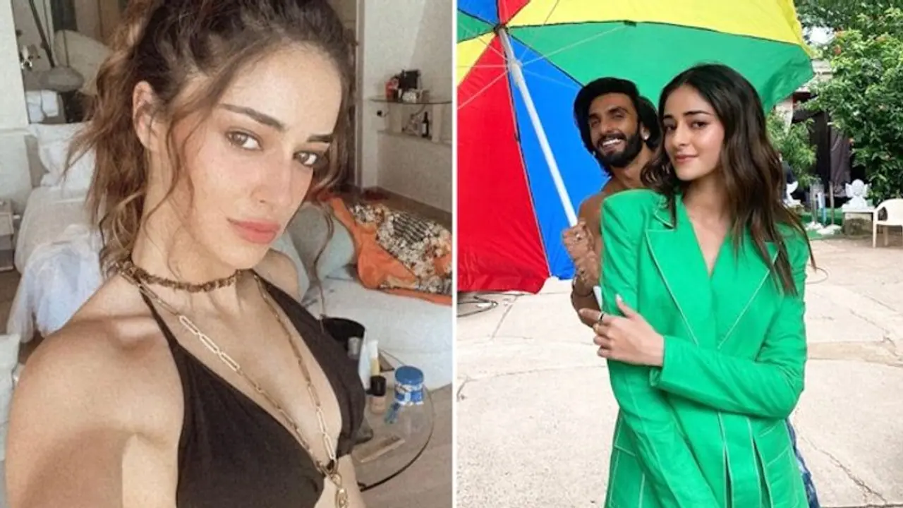 Ananya Panday poses with Ranveer Singh, calls him bestie