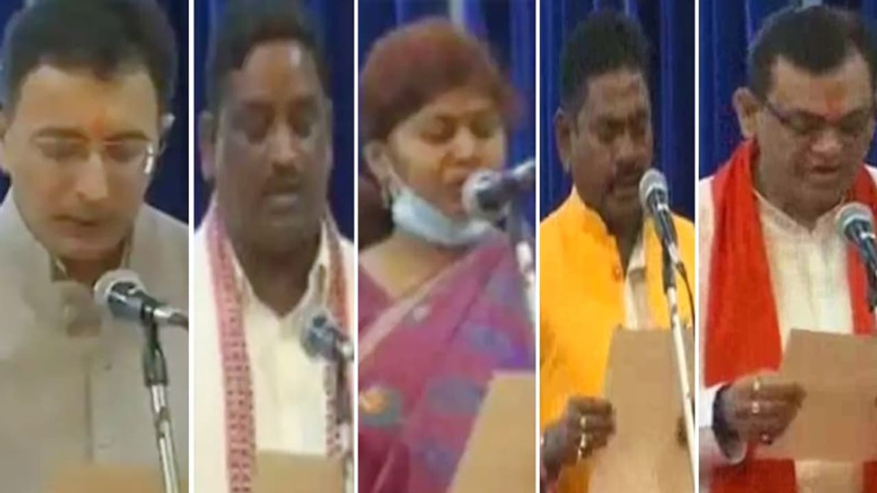 ಉತ್ತರ ಪ್ರದೇಶ ಸಂಪುಟ ವಿಸ್ತರಣೆ: ಜಿತನ್ ಪ್ರಸಾದ್ ಸೇರಿ 7 ಸಚಿವರು ಪ್ರಮಾಣ ವಚನ ಸ್ವೀಕಾರ!