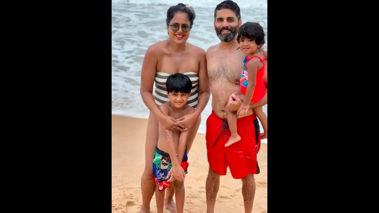 Happy birthday Sameera Reddy: Adorable photos of actress with her family Happy birthday Sameera Reddy: Adorable photos of actress with her family
