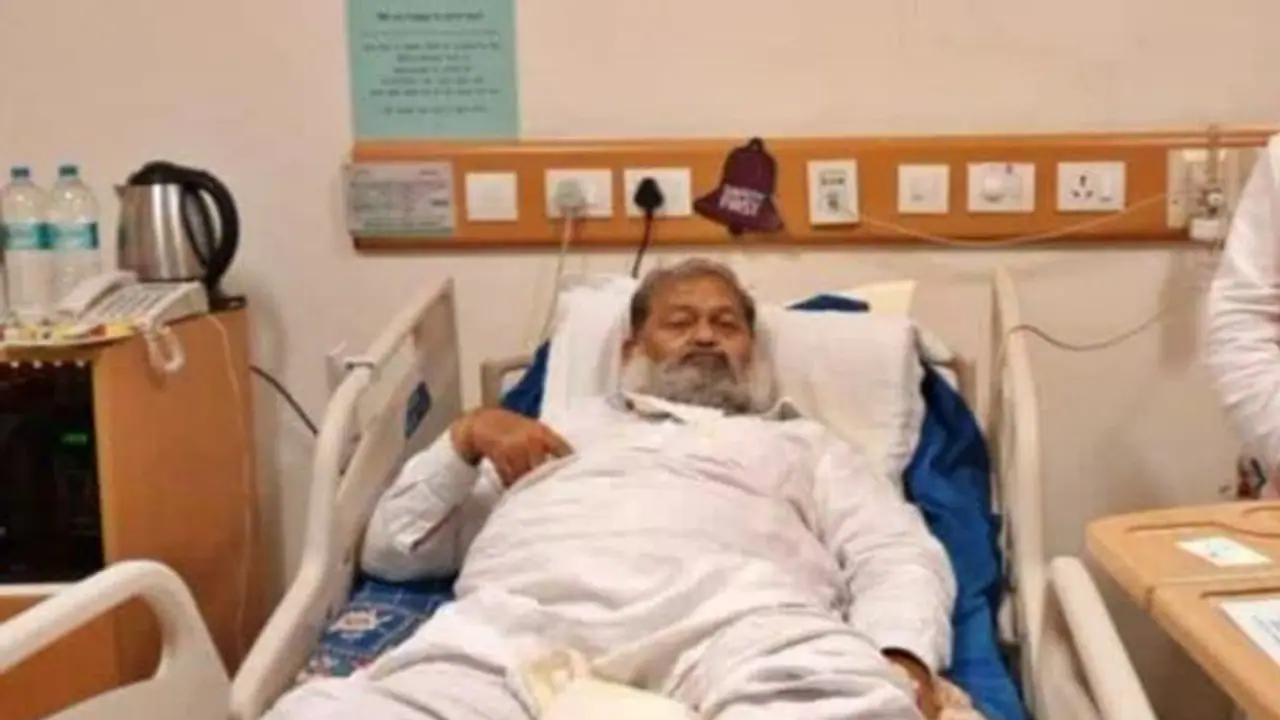 हरियाणा के गृह मंत्री अनिल विज की तबीयत बिगड़ी, दिल्ली के एम्स में एडमिट..डॉ.रणदीप गुलेरिया कर रहे इलाज