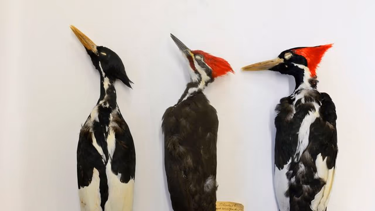 Ivory billed woodpecker, 22 other birds, fish and species to be declared extinct
