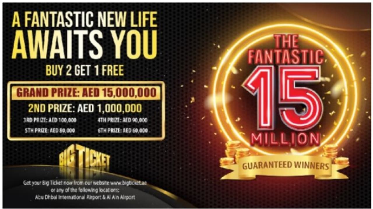 ബിഗ് ടിക്കറ്റിലൂടെ 30 കോടി സ്വന്തമാക്കാം; രണ്ട് കോടി രൂപയുടെ രണ്ടാം സമ്മാനം, ബിഎംഡബ്ല്യൂ കാര് ബിഗ് ടിക്കറ്റിലൂടെ 30 കോടി സ്വന്തമാക്കാം; രണ്ട് കോടി രൂപയുടെ രണ്ടാം സമ്മാനം, ബിഎംഡബ്ല്യൂ കാര്