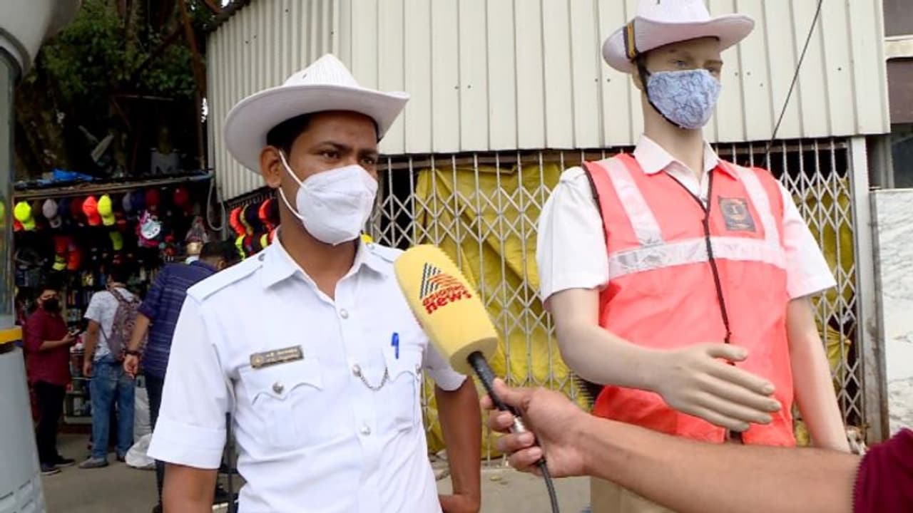 പൊലീസിനൊപ്പം 'ബൊമ്മ പൊലീസും'; ഗതാഗത നിയമലംഘനം തടയാന്‍ കിടിലന്‍ ഐഡിയയുമായി കര്‍ണാടക