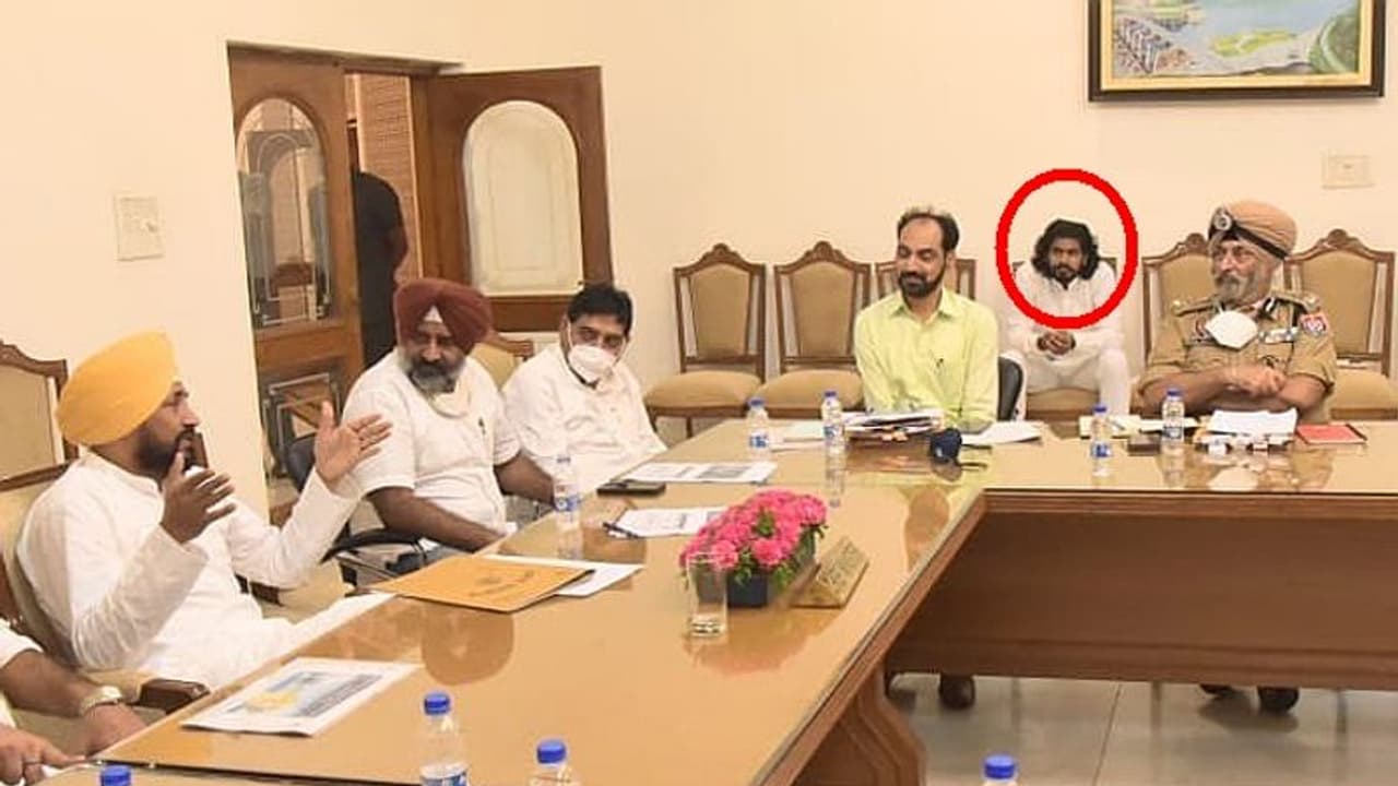 Controversy erupts as Punjab CM Channi's son Rhythmjit is seen at security review meet