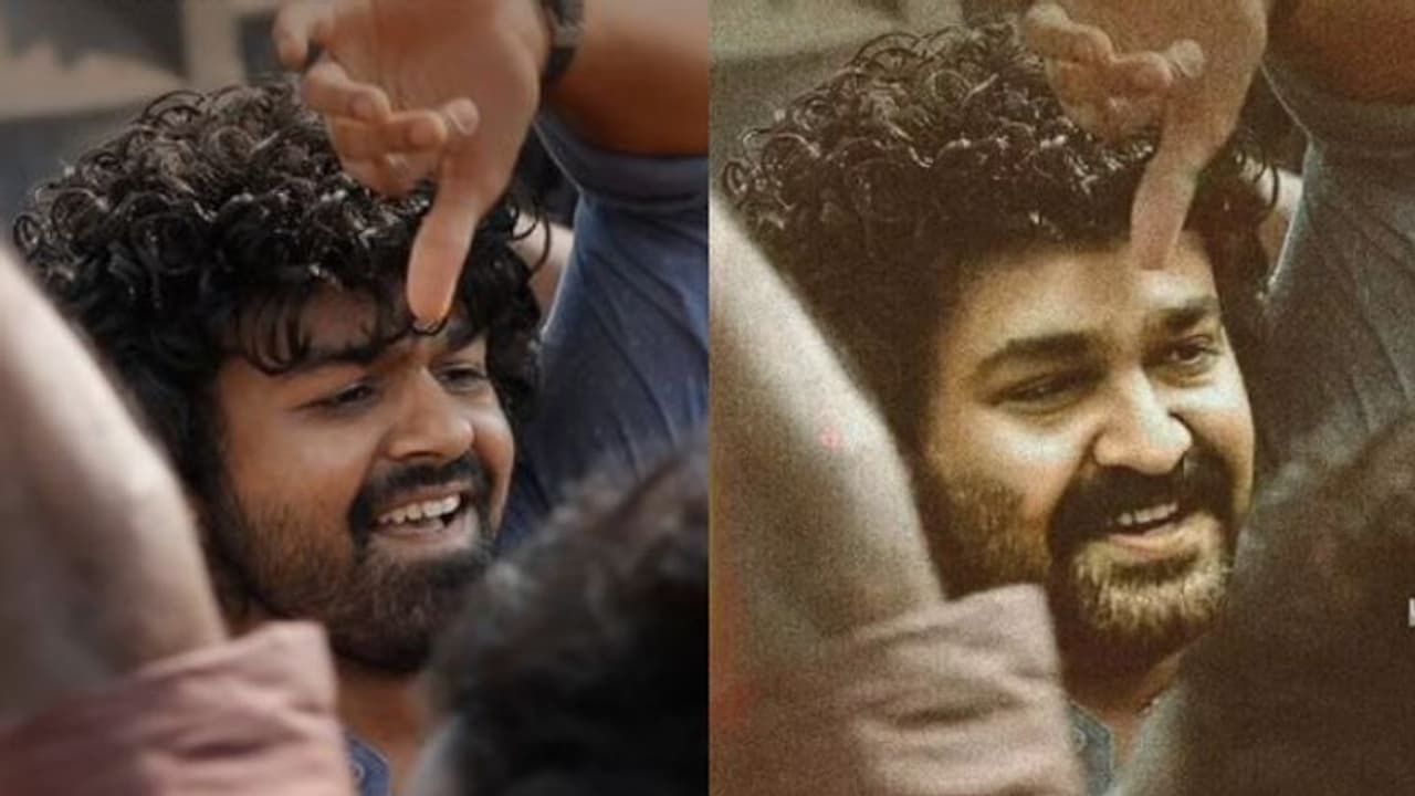 ഹൃദയം പോസ്റ്ററിന്റെ ‘ലാലേട്ടൻ‘ വെർഷൻ; രണ്ടുപേരും ഒരുപോലെ ഉണ്ടല്ലോയെന്ന് ആരാധകർ
