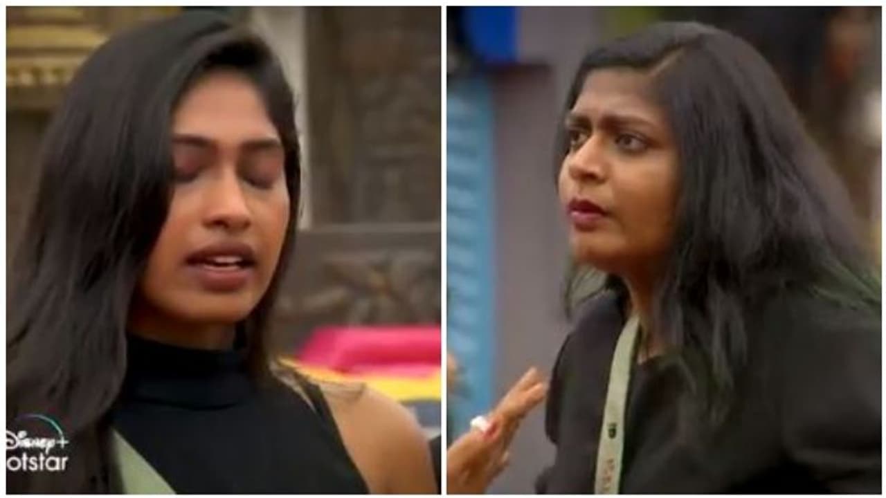 சுருதியையும் அழ வச்சிட்டாங்களே... 'ஒதுக்குரங்கனா நம்பள செலுத்துக்குறாங்கனு அர்த்தம்'! பஞ்ச் பேசும் இசை வாணி! சுருதியையும் அழ வச்சிட்டாங்களே... 'ஒதுக்குரங்கனா நம்பள செலுத்துக்குறாங்கனு அர்த்தம்'! பஞ்ச் பேசும் இசை வாணி!