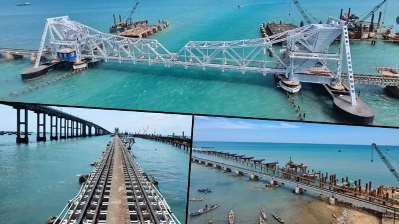 New Pamban Bridge: Here's how India's first vertical sea bridge will look like New Pamban Bridge: Here's how India's first vertical sea bridge will look like