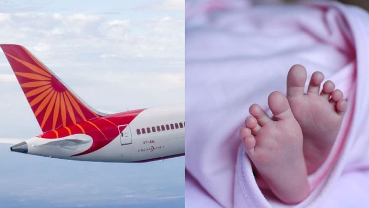 ఎయిరిండియా విమానంలో ఆకాశంలోనే ప్రసవం.. తల్లీ, బిడ్డ క్షేమం..