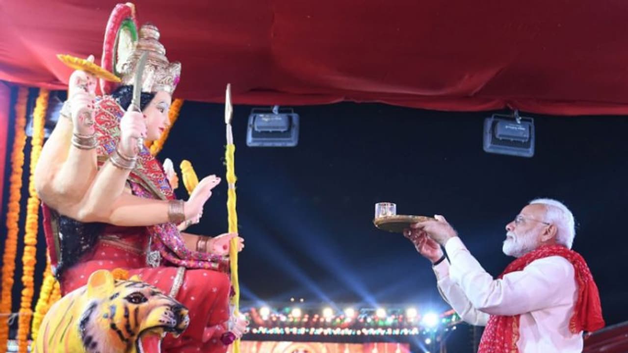 PM Modi greets nation on Navratri 2021, wishes for 'strength, good health and wealth'