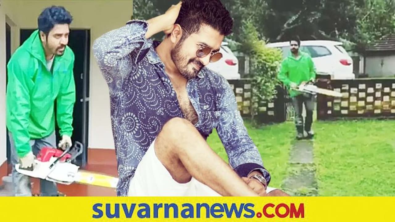 ಮಳೆ ಶುರುವಾಯ್ತು, ಕಾಫಿ ತೋಟದ ಕೆಲಸದಲ್ಲಿ ಸ್ಕಂದ ಅಶೋಕ್ ಬ್ಯುಸಿ!