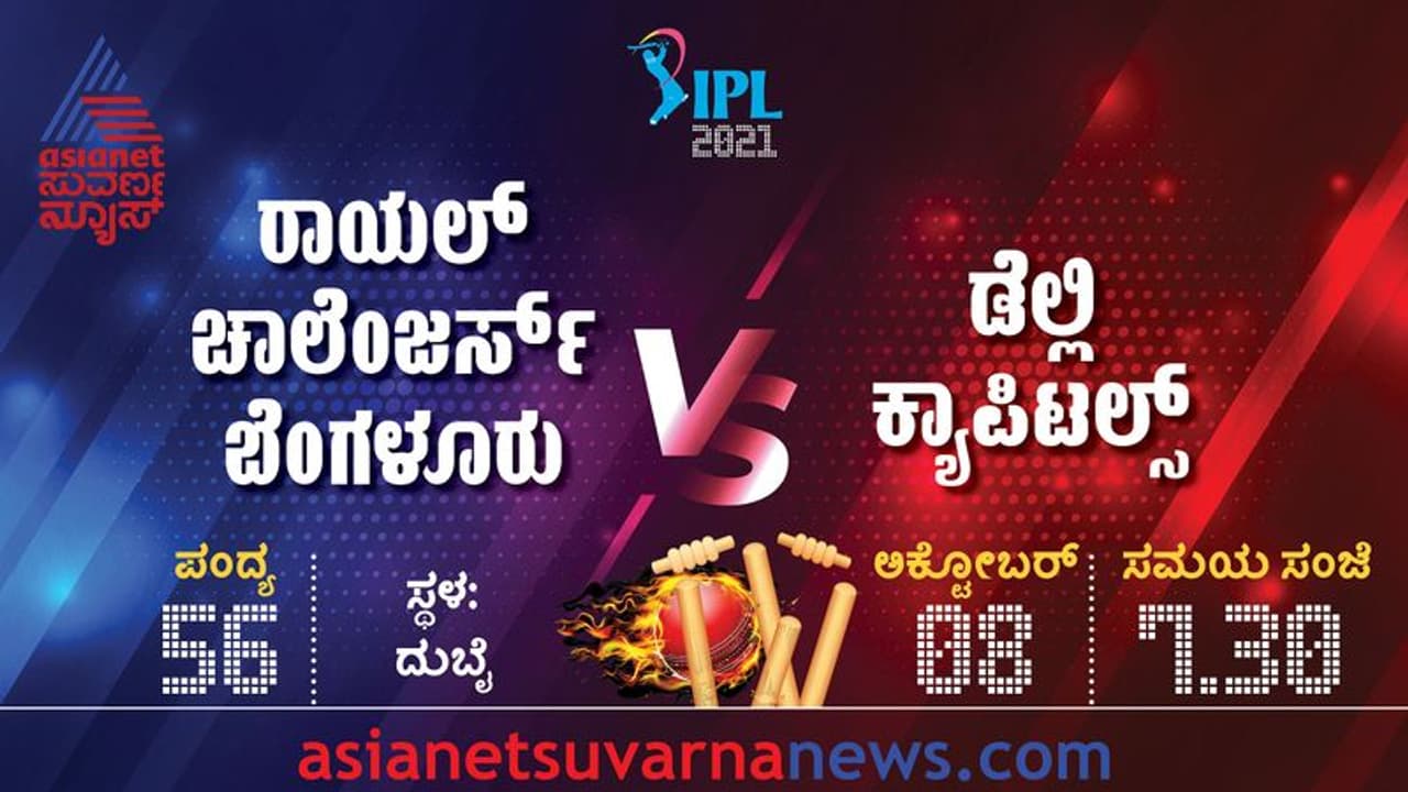 IPL 2021: ಪ್ಲೇ ಆಫ್ಗೂ ಮುನ್ನ ಆರ್ಸಿಬಿ ತಂಡಕ್ಕೆ ಡೆಲ್ಲಿ ಸವಾಲು IPL 2021: ಪ್ಲೇ ಆಫ್ಗೂ ಮುನ್ನ ಆರ್ಸಿಬಿ ತಂಡಕ್ಕೆ ಡೆಲ್ಲಿ ಸವಾಲು