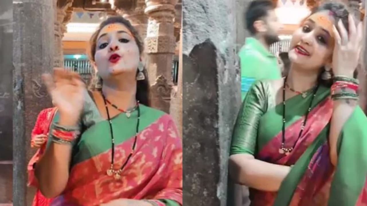 லைக்கு வாங்க கோயிலுக்குள் சினிமா பாடலுக்கு குத்தாட்டம் போட்ட இளம்பெண்… போலிஸார் வைத்த ஆப்பு…! லைக்கு வாங்க கோயிலுக்குள் சினிமா பாடலுக்கு குத்தாட்டம் போட்ட இளம்பெண்… போலிஸார் வைத்த ஆப்பு…!